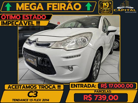 CITROËN C3 1.5 TENDANCE 8V FLEX 4P MANUAL
